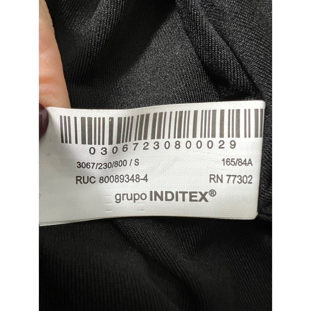 Zara Dress Women S Black Fit & Flare Little Black Dress Sleeveless Flowy Pockets - Picture 7 of 10